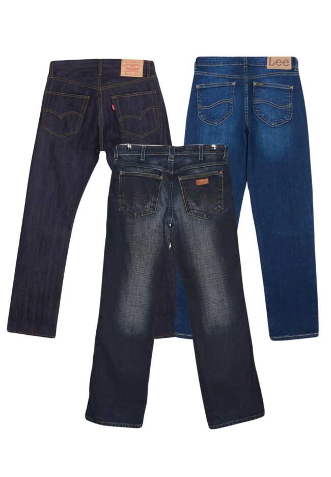 JEANS BRAND MIX - GRADE A - kg