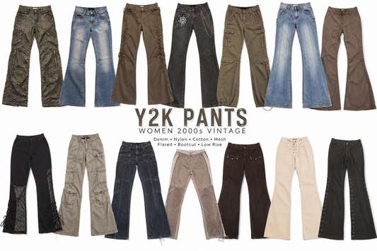 Y2k pants woman A brand mix