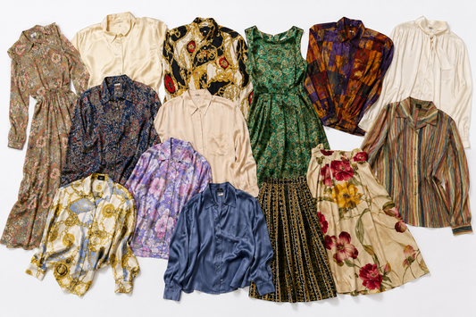 100% Silk Vintage Clothing Mix – Men & Women